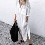 Women Shirt Dress Spring Summer