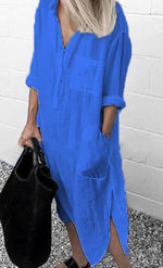 Women Shirt Dress Spring Summer